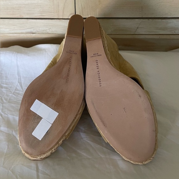 Veronica Beard Loro Wedge Sandal Dessert Sport 8.5 - Picture 2 of 6